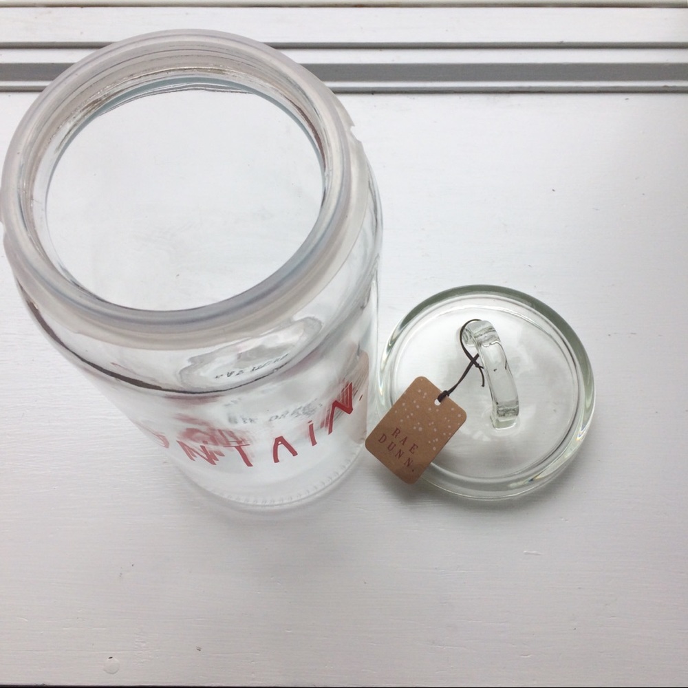 Rae Dunn Glass Container - Picture 3 of 3